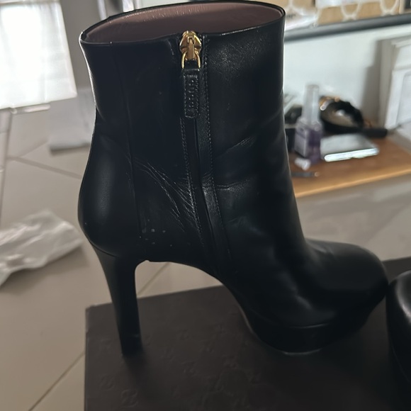 Gucci Platform Leather Bootie Size 361/2 - Picture 4 of 8